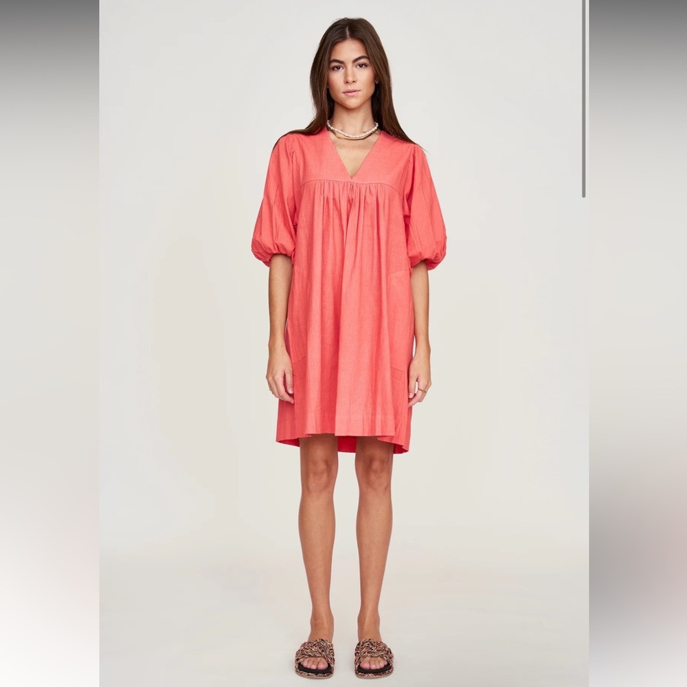 Mirth BELEM DRESS IN CORAL